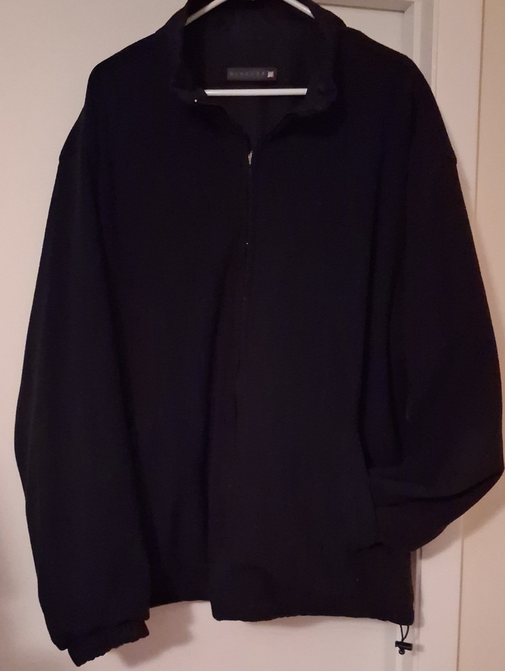 Men's Black Full-Zip Reversable Jacket - Barkers Brand New Zealand